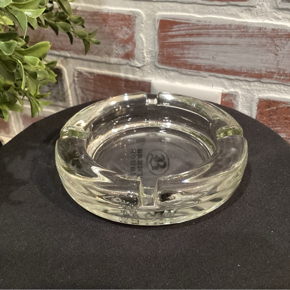 Vintage Brent House Glass Ashtray - Solid - Heavy - Excellent - Collectible - Picture 3 of 9